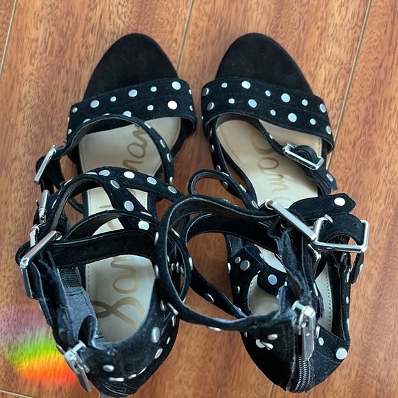 Sam Edelman Black York Stud Heels | size 7 - Picture 6 of 9